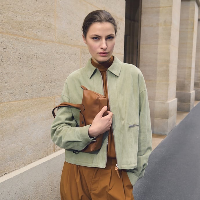 Image of model in Isabel Marant outfit